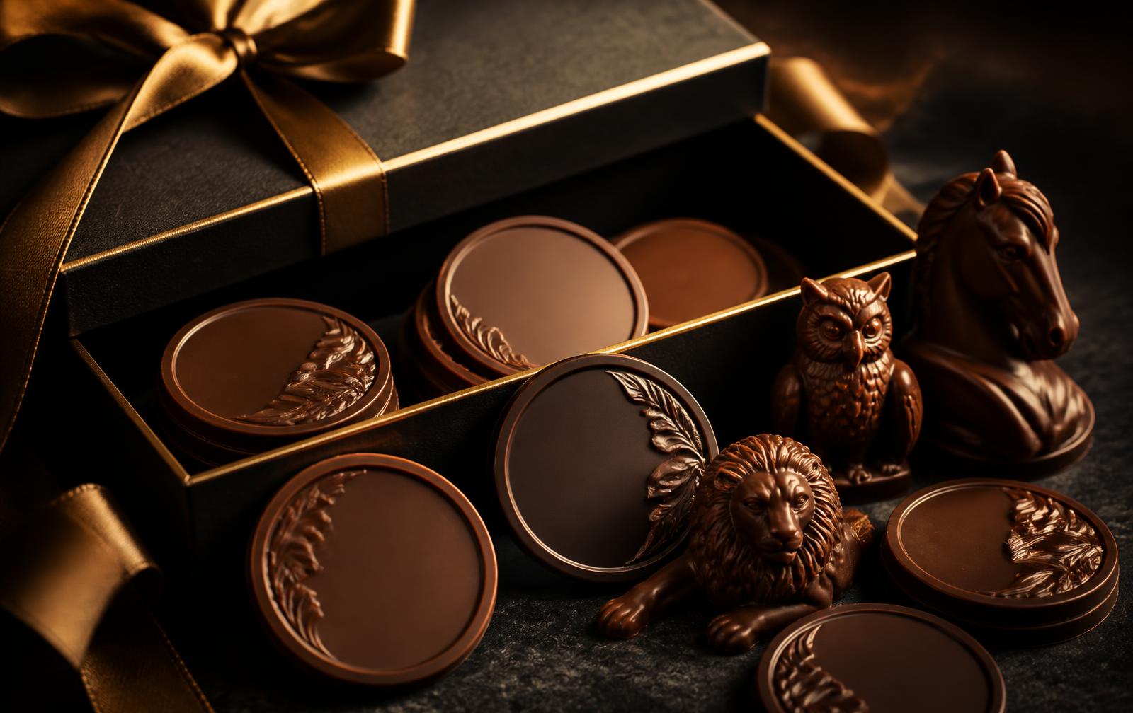 Création personnalisée en chocolat Kimaji